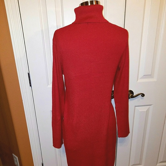 Spense XL red knit women's dress - Picture 8 of 8